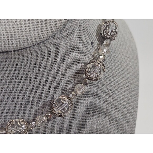 KSD Blair Delmonico Cannetille Filigree Glass Beaded Statement 14-18" Necklace - Picture 3 of 6